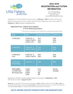 2023-24 Registration Fees And Tuition Information - Little Fishers ...